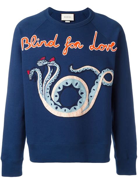 gucci blind for love sweatshirt